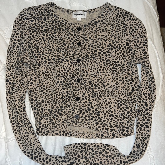 Superdown leopard long sleeve - Picture 3 of 5
